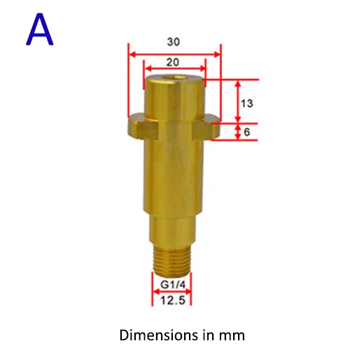 Metal Adapter Foam Nozzle Foam Generator Foam Gun High Pressure Washing Soap Foamer Car Wash For Nilfisk Karcher Huter Elitech L