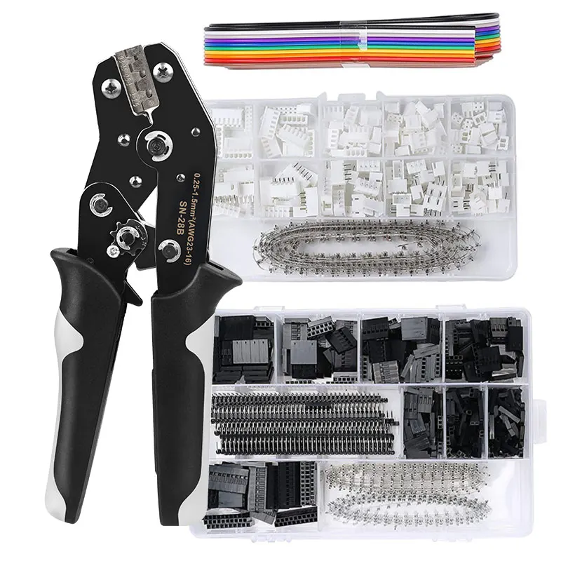 SN-28B Crimping Pliers Set XH2.54 SM Plug Spring Clamp Pliers For JST ZH1.5 2.0PH 2.5XH EH SM Servo Connectors Crimper Tool Kit