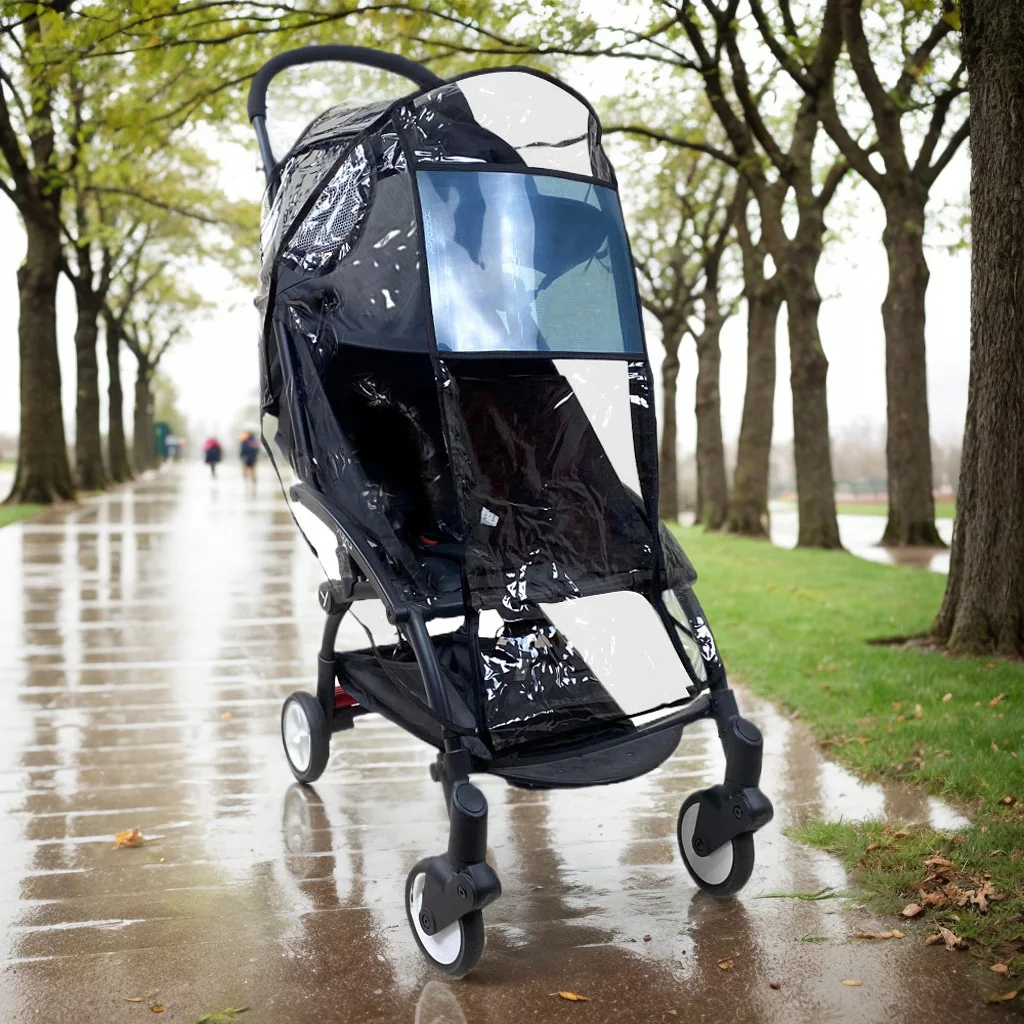 Universal Baby Stroller Rain Cover Waterproof EVA Cover Compatible with Yoyo2 Babyyoya Stroller Accessories