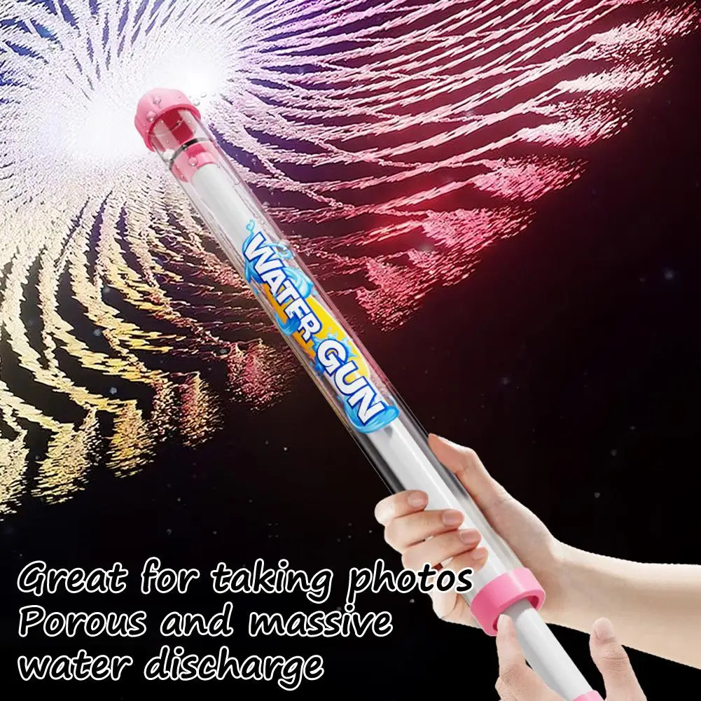 1/3Pcs Summer Pull-Type Water Gun, Clear Tube Squirt Shooter Water Toy for Beach, Pool, Drifting & Outdoor Party Activities