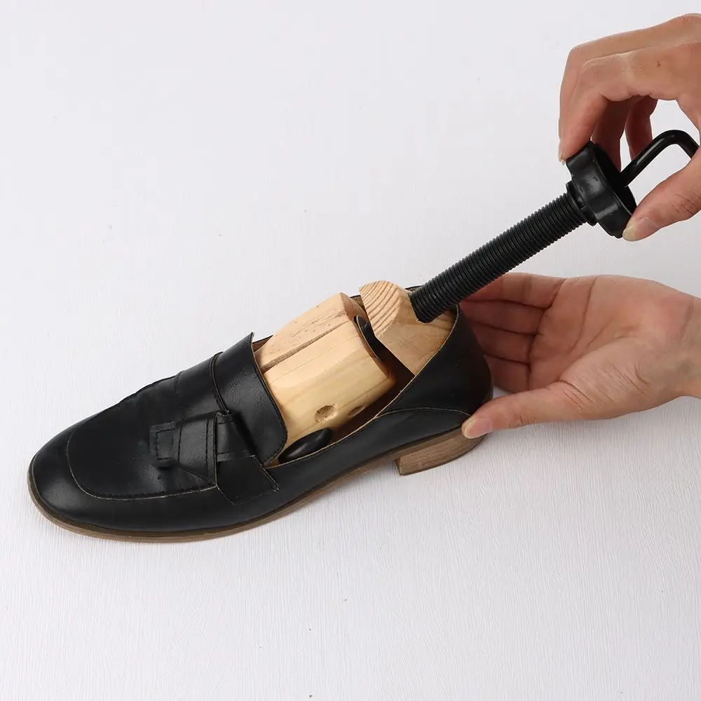 Shoe Stretcher Wooden Shoes Tree Shaper Rack Wood Shoe Tree Adjustable Flats Pumps Boots Expander Trees For Man Women