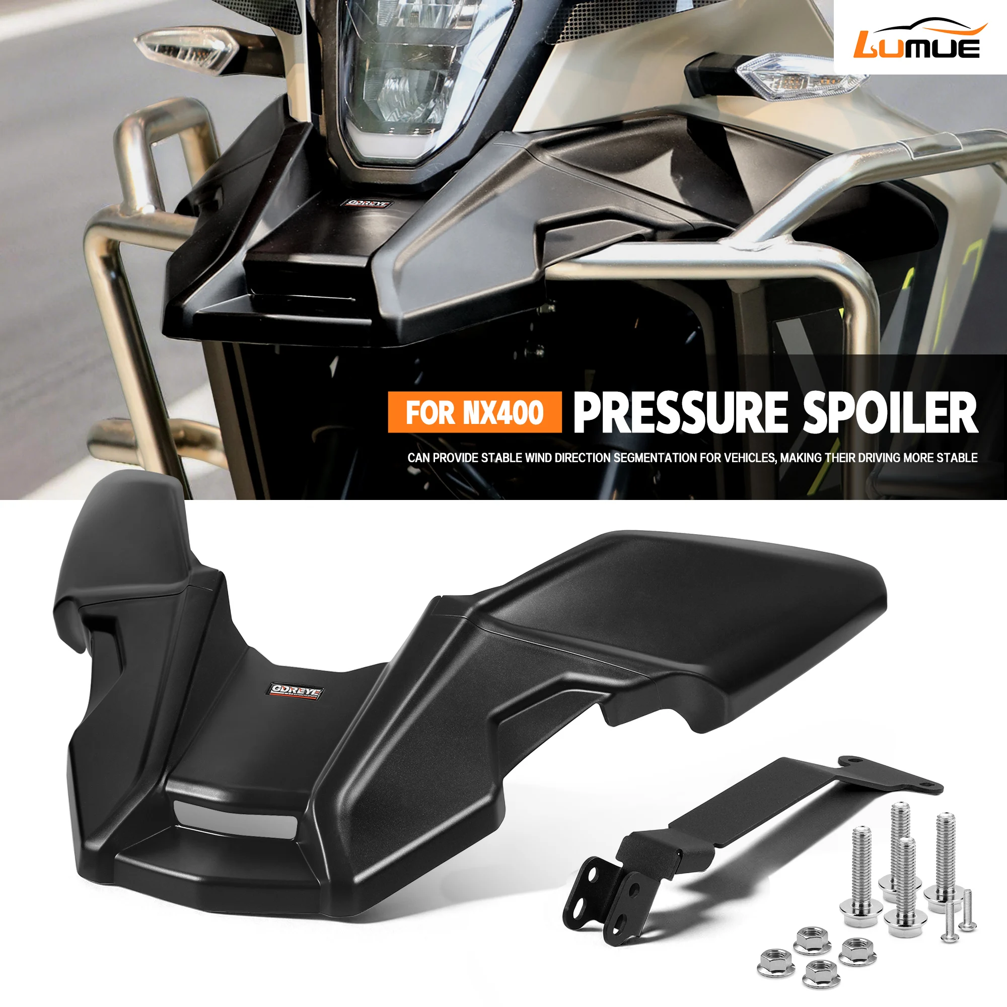 Accessoires pour Honda NX500 NX400 nx 500 2023-2026 : Extension de carénage avant, bec de moto, protections de roue, couvre-roues