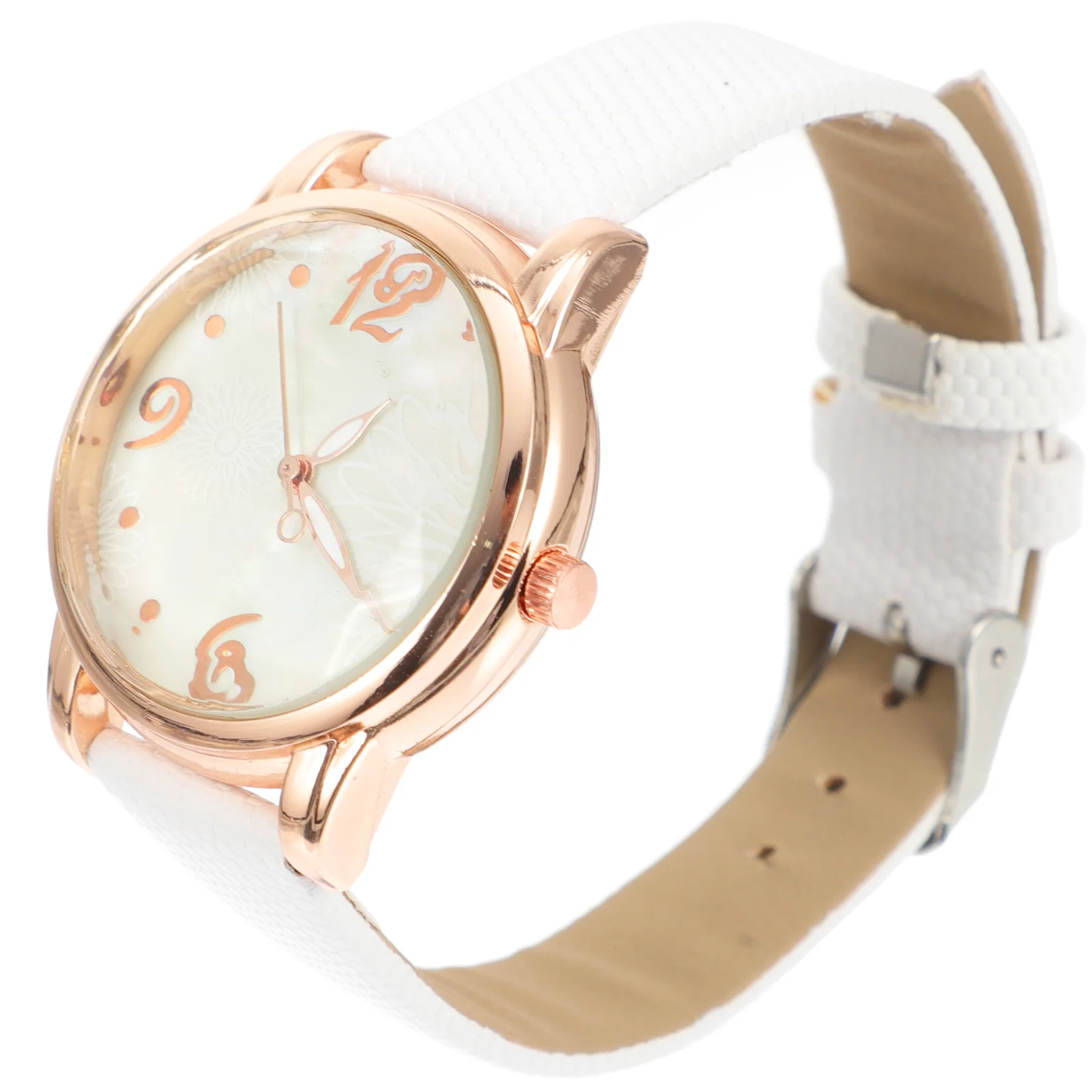 ساعة نسائية كلاسيكية بحزام فستان تقليد كاجوال، حركة كوارتز دقيقة، مريحة للارتداء اليومي