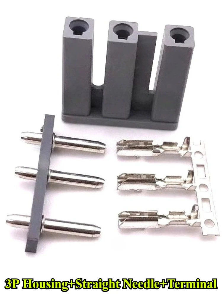 Connecteur de bande TJC1, pas de 10/50/100 ensembles/lot, boîtier 10-8mm + aiguille droite + Terminal 1P/2P/3P/4P, connecteur TJC1