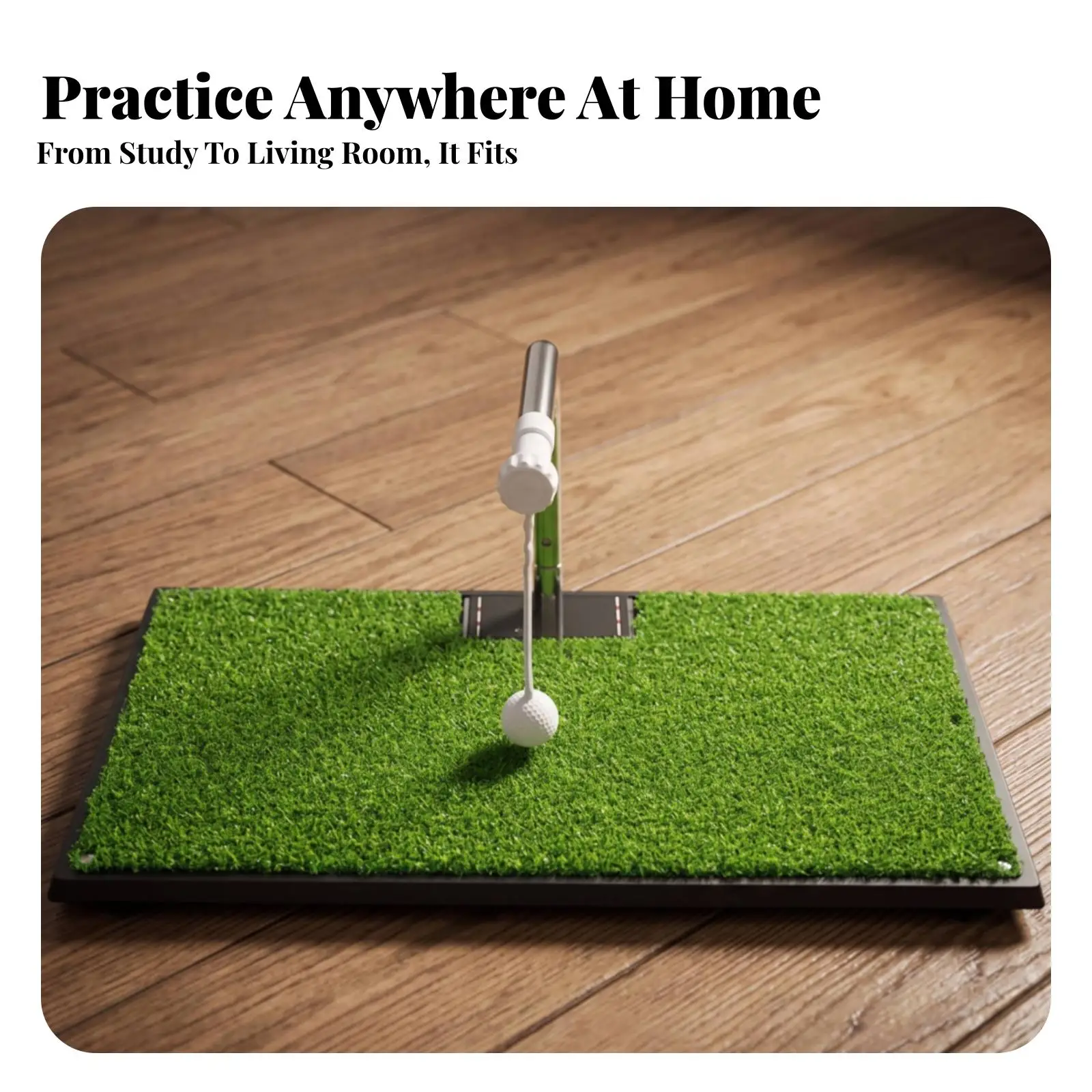 Golf Swing with Rotating | Suction-Cup Non-Slip Base, Compact Indoor Design, Golf Swing training for Home