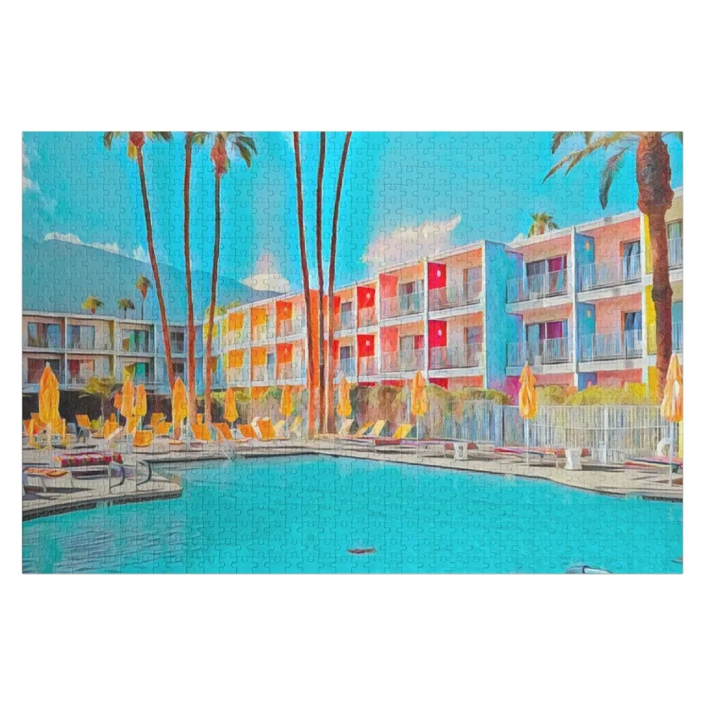 

Palm Springs Holidays Jigsaw Puzzle Wood Adults Personalized Kids Gifts Puzzle