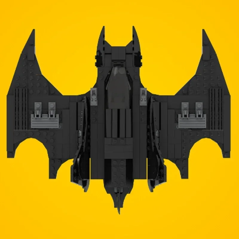 Moc 빌딩 벽돌 유명한 박쥐 영화 모델 슈퍼 Batfighter 기술 모듈 형 블록 선물 어린이를위한 장난감 DIY 세트 조립