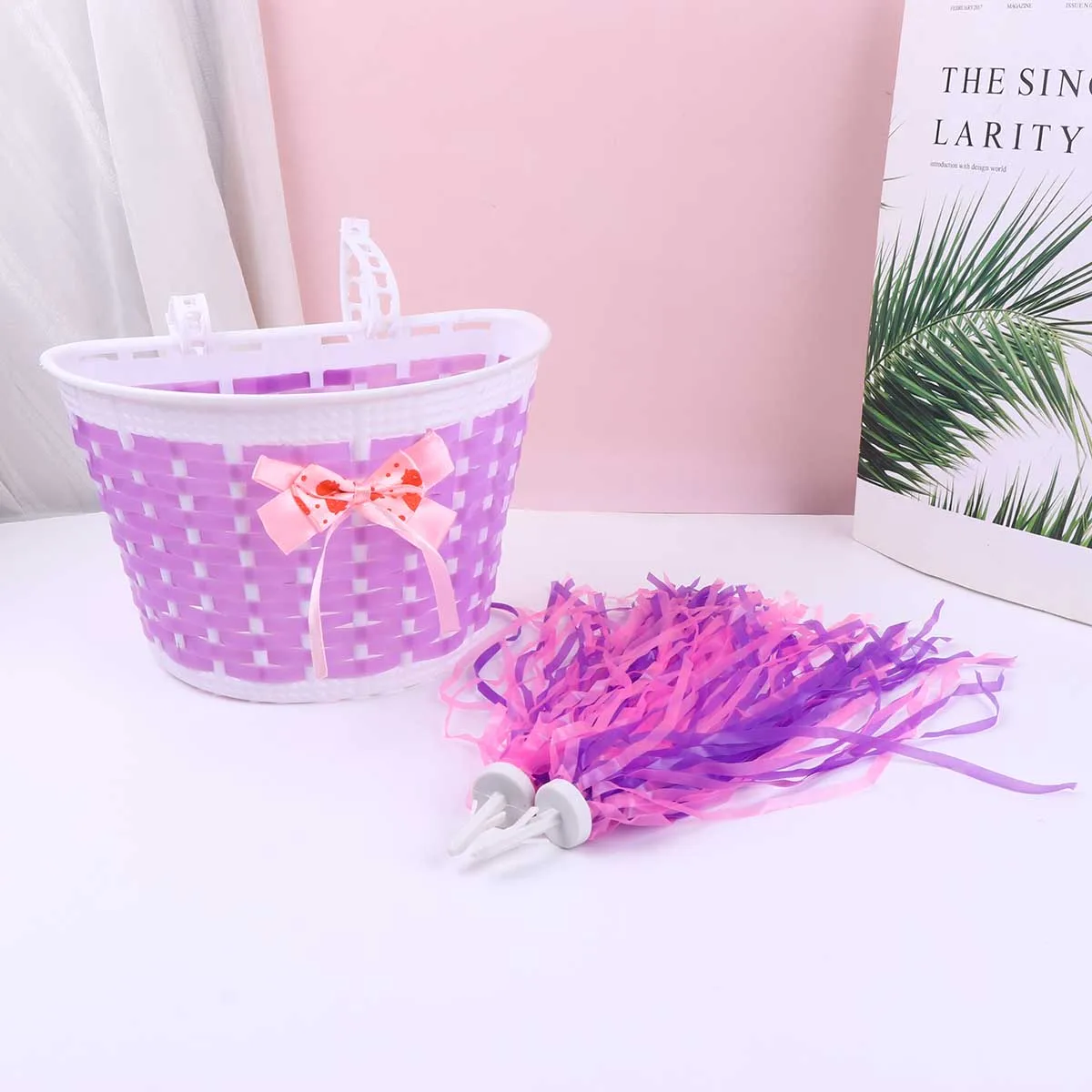 

4pcs Bike Handlebar Streamers Kids Accessories Flying Dancing Basket Decorative Gift