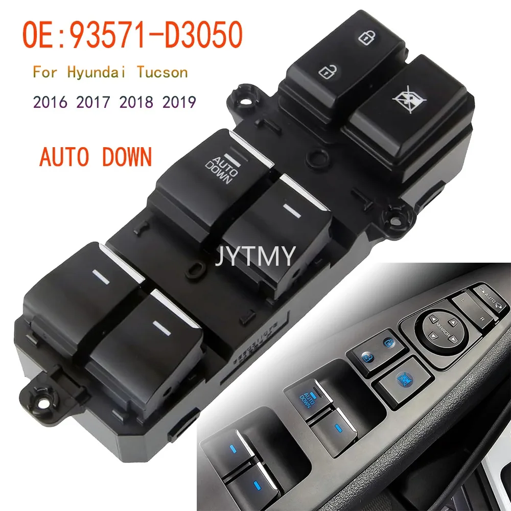 

Car Accessories Power Window Control Switch for Hyundai Tucson 2016 2017 2018 2019 Front Left Electric Glass Lifter Button Parts