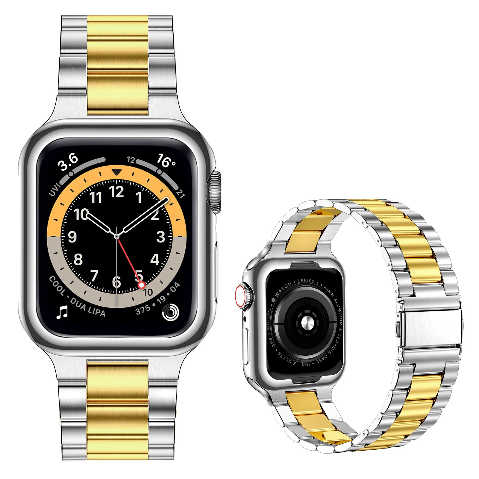Neues Metallarmband für Apple Watch 12 11 10 46mm 45mm 44mm Edelstahl-Armband IWatch 9 8 7 6 SE 42mm 41mm 40mm 38mm Band – Detail 29
