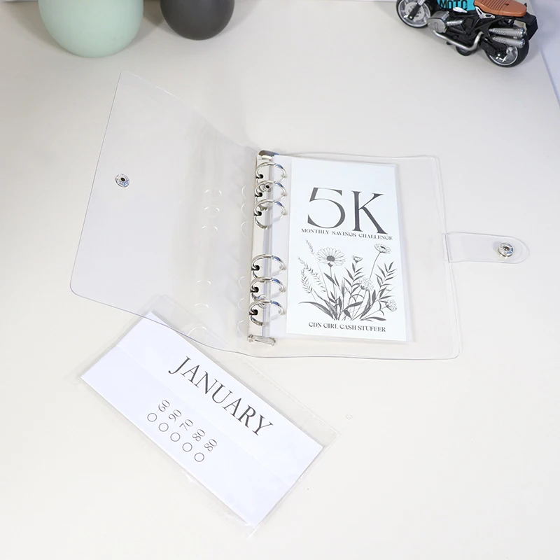 12-Month Envelopes Money Saving Challenge Binder Envelope Savings Challenge Binder Save Budget Planner Envelope Challenge Kit