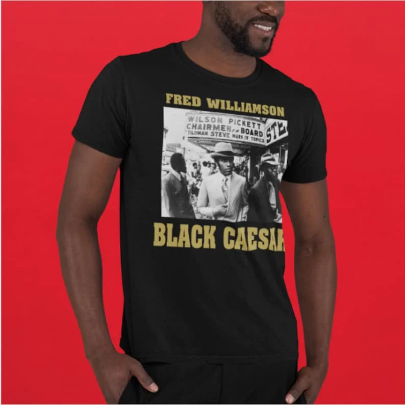 Black Caesar Godfather of Harlem 1973 Movie T-Shirt Tee Shirt 928