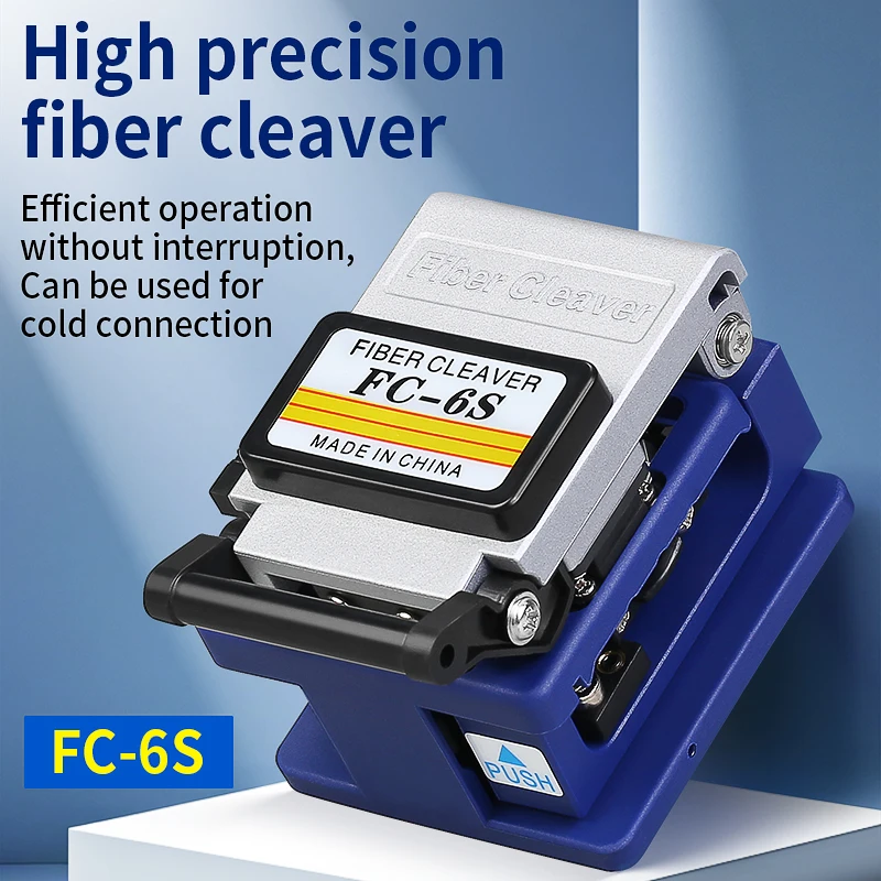 COMPTYCO Coupe-fibre économique FC-6S pour connexion à froid FTTH, outil de coupe de câble à fibre optique, cisaille à fibre optique