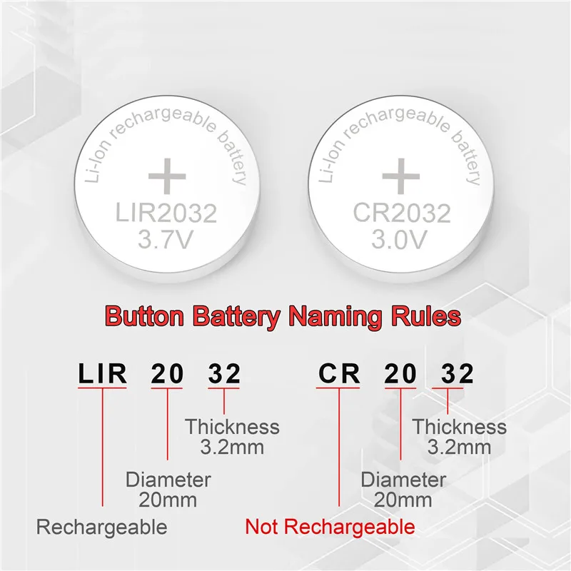 Button Bettery Universal Charger Smart Type-C Rechargeable Lithium LIR2032 LIR2450 4.2V Newest Mini Protable Battery Charger