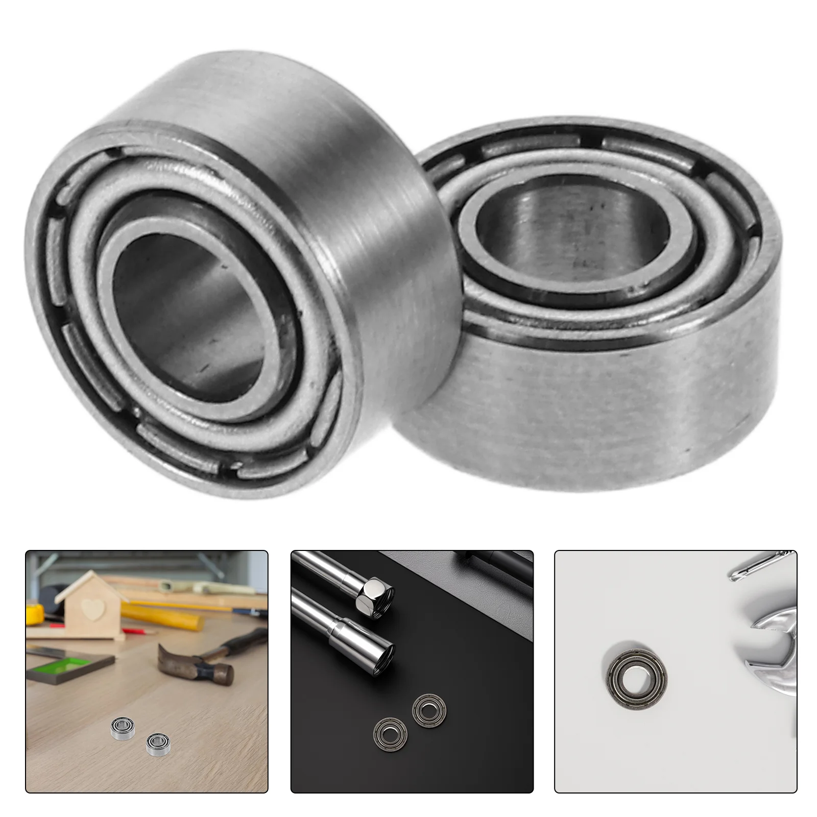 

2pcs Miniature Ball Bearings For Watch Winder Replacement Deep Groove Steel Bearings Silent Low Friction For Automatic Winding
