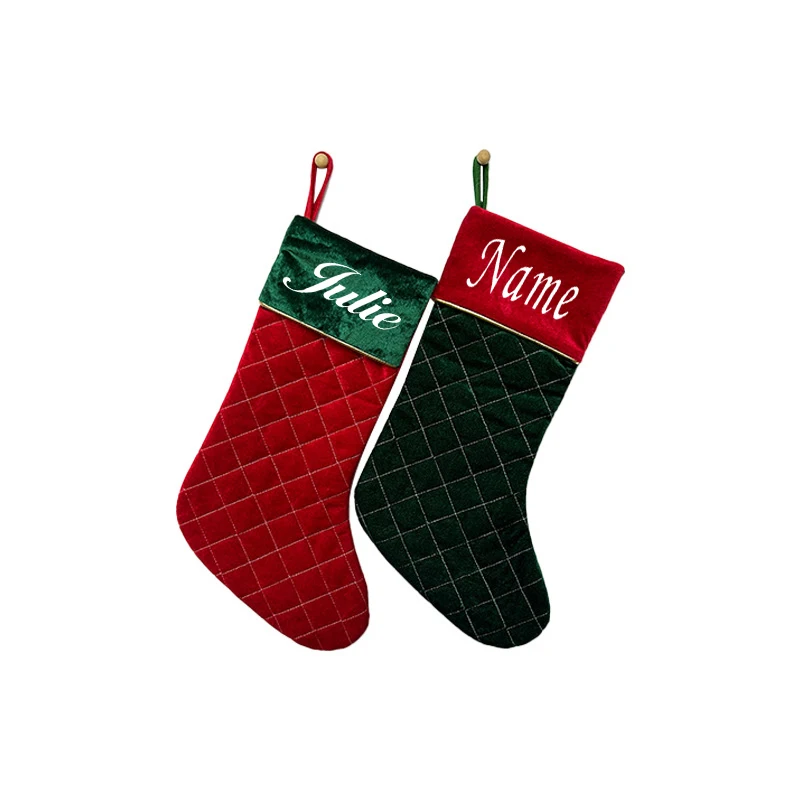 

Personalized Printing 2024 New Cross border Christmas Socks Decoration Pet Christmas Fireplace Christmas Tree Pendant