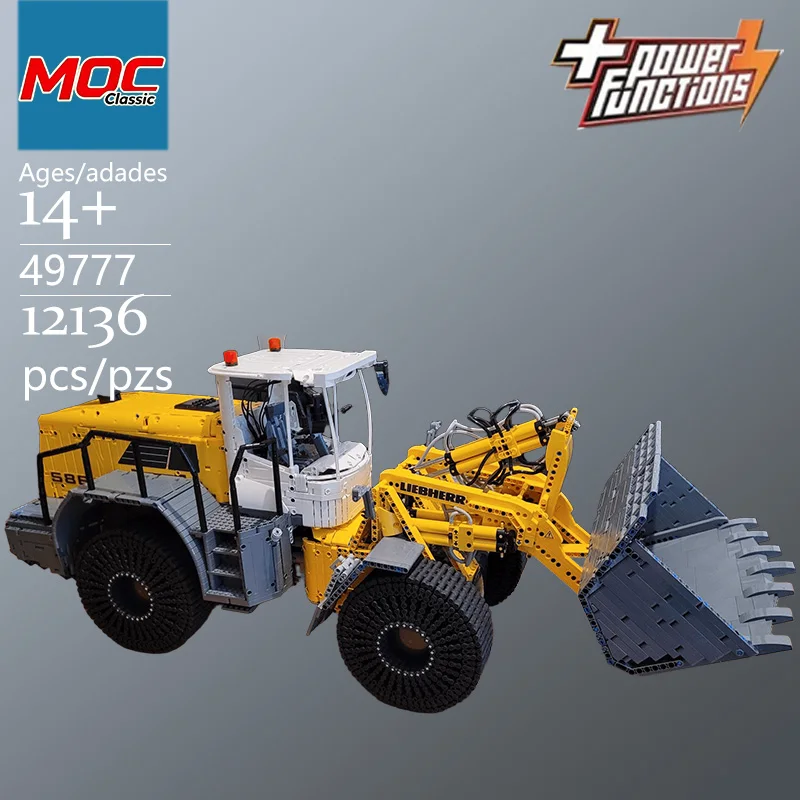 Specially Customized MOC Large Wheel Loader/Shovel Truck Technic Model - Trendy Educational Toys - Top Choice Gifts