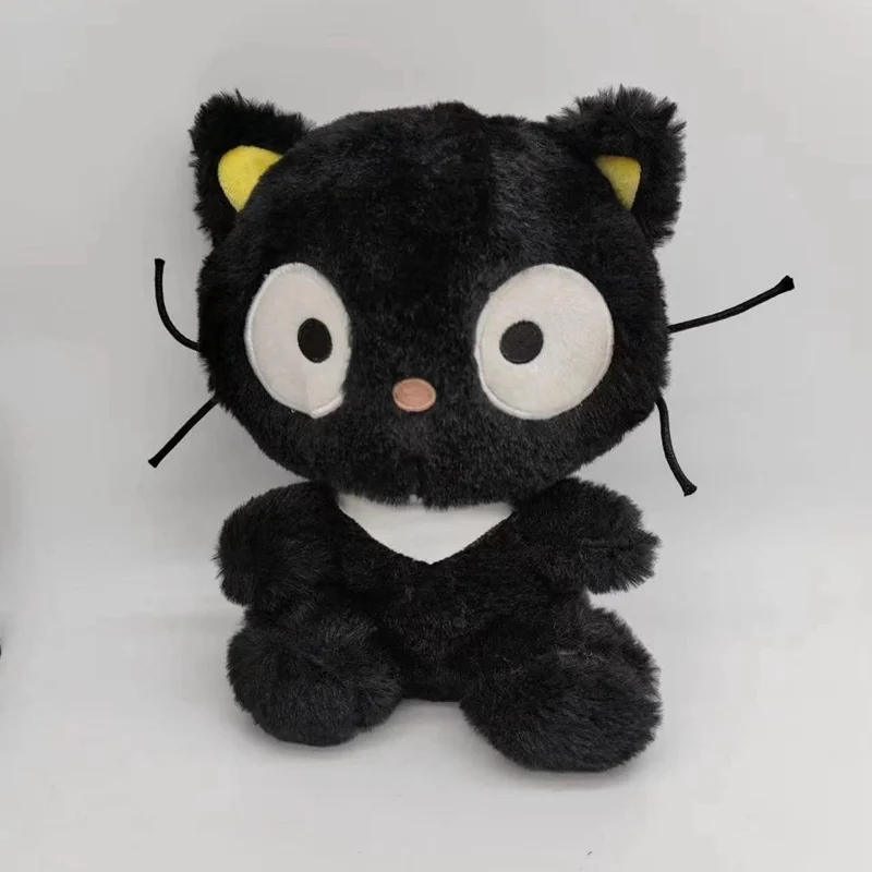 Creative Unique Black Cat Chocolate Cat Plush Doll Cute Cat Sleeping Pillow Sofa Decoration For Children Birthday Gift Toys