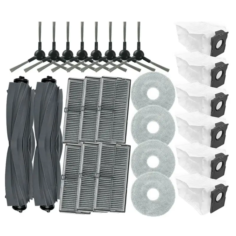 A76I-For Dreame L10s Ultra Gen 2, Dreame L30s Ultra Vacuum Parts Main Roller Side Brush Hepa Filter Mop Cloth Dust Bags