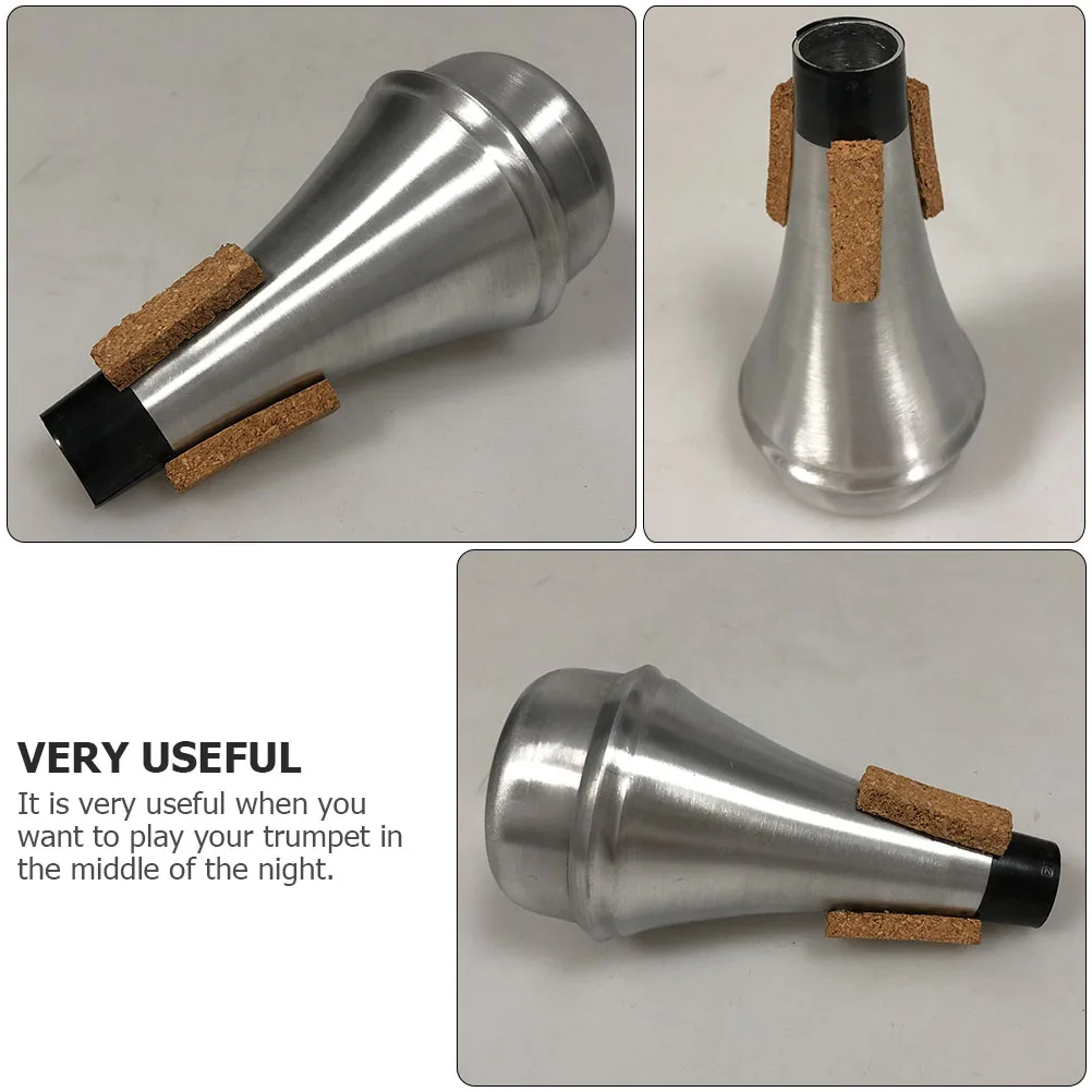 

Aluminum Alloy Straight Mute For Jazz Brass Wind Instrument Practice Durable Beginner Use Weak Sound Device Wind