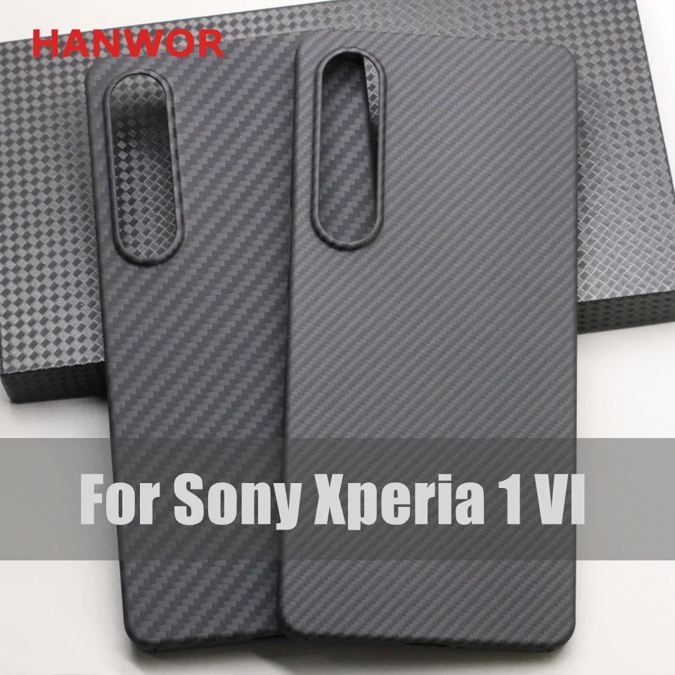 

HANWOR Magnetic Carbon Fiber Phone Case for Sony Xperia 1 VI Cover Support Magsafe Charges 600D Aramid Fiber Xperia 1 VI Cases