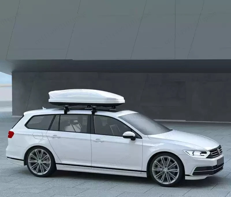 Large Capacity Car Roof Storage Box Double Side Open Lockable Anti Theft Cargo Luggage Carrier