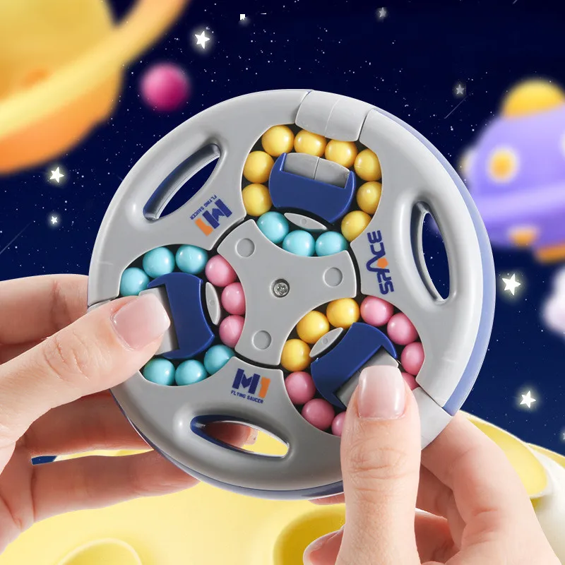 マジックビーン インテリジェンス ジャイロ 指先回転おもちゃ - ストレス解消 楽しいプロフェッショナルなスムーズな指先パズルゲーム 子供向け