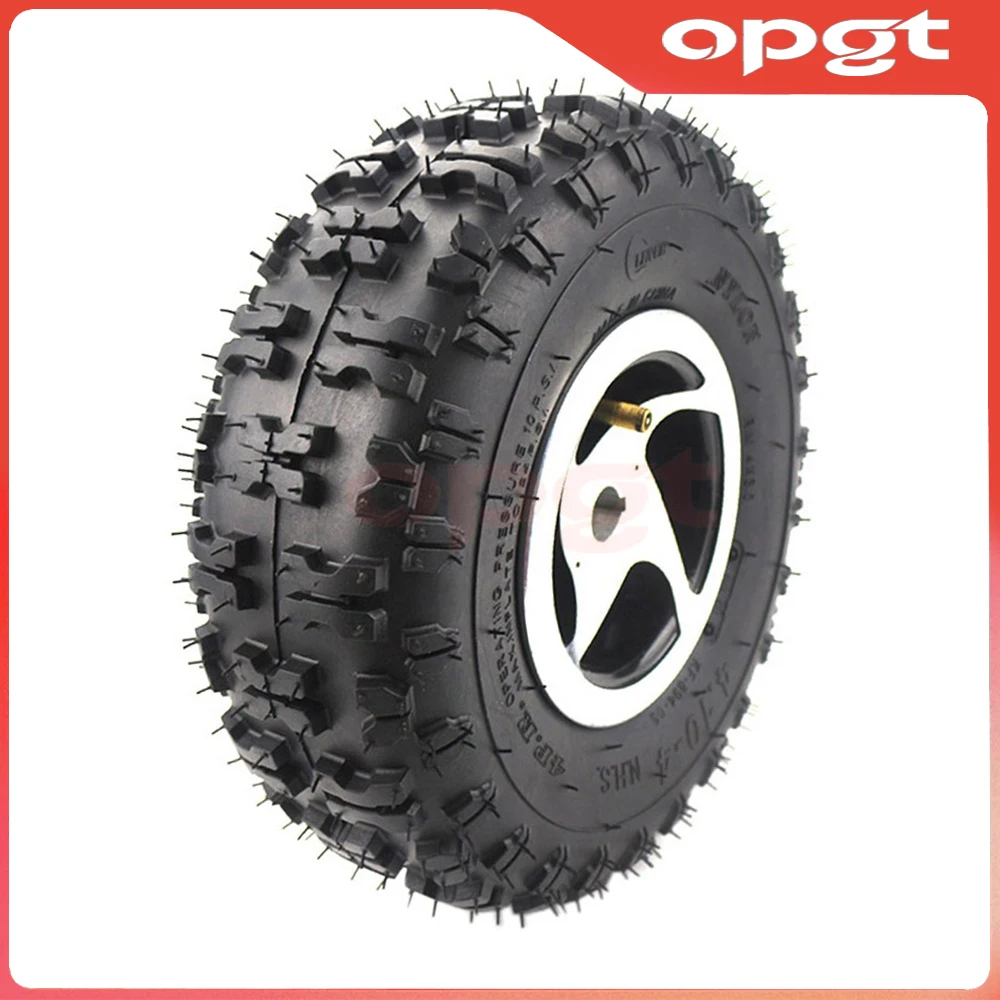 

Пневматические колеса OPGT 4.10-4 для мини-квадроцикла 49cc, скутера, внутренние и внешние трубки из сплава