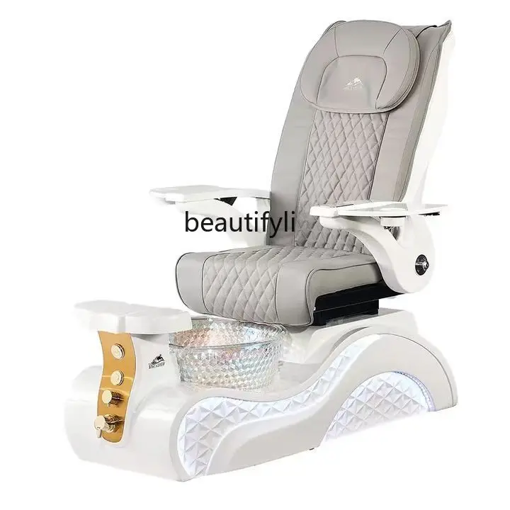 Beauty Nail Scrubbing Chair Beauty Salon Foot Bath Sofa Pedicure Chair Electric Massage Spa Spa Eyelash Chair