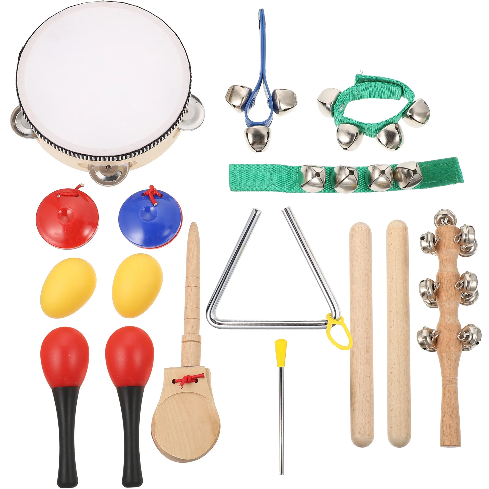 Wooden Percussion Instruments Kids Musical Toys Toddler Music Set Safe Natural Material Educational Gift For Children