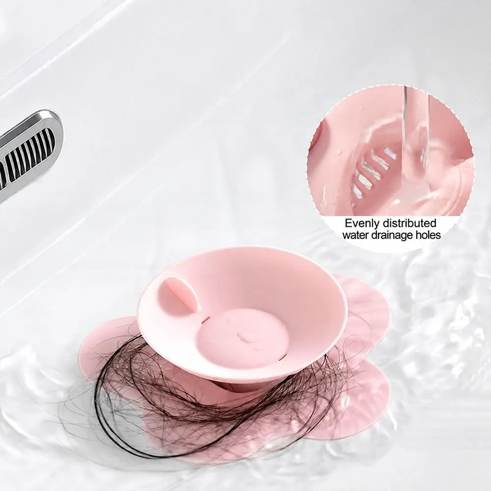 Press-to-Seal Silicone Sink Stopper Reusable Odor Blocking Drain Plug Flower Shaped Flexible Structure Basin Stopper