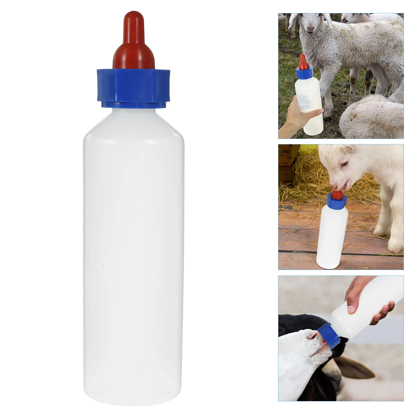 

Lamb Feeding Bottle 500Ml Veterinary Animal Milk Bottle Nursing Feeder Nipple Design Livestock Calf Sheep Goat Feeder