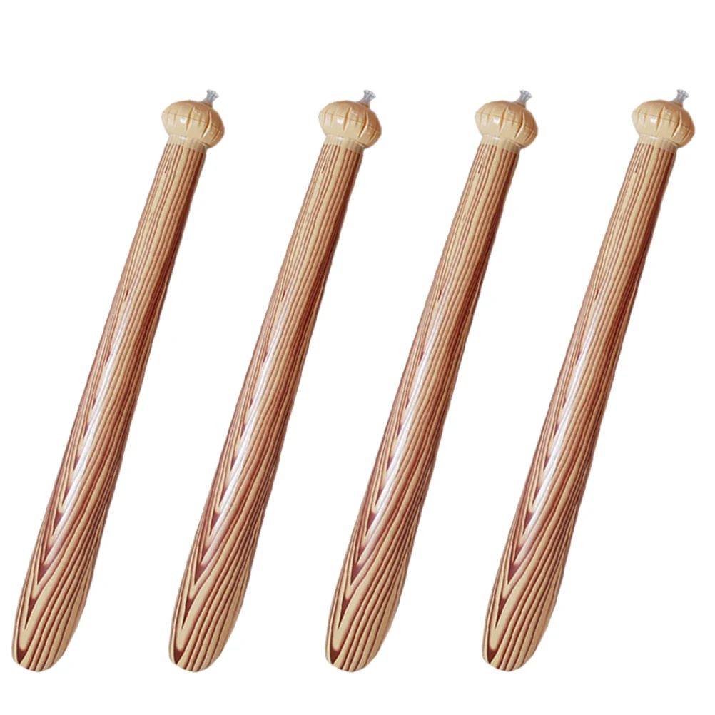 

4Pcs Inflatable Baseball Bat Toys PVC Kids Gifts Bright Colors Sports Cheering Toy Party Supplies Child Play Outdoor Games