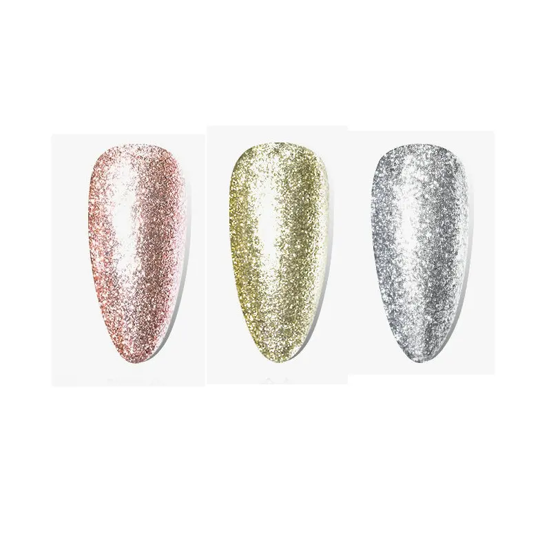 Neue Glitter Gel Polnische Shiny Platin Nagel Gel 5ml Nail art Blinkende Weg Tränken UV Semi Permanent Hybrid Vernis lack Lack – Detail 26