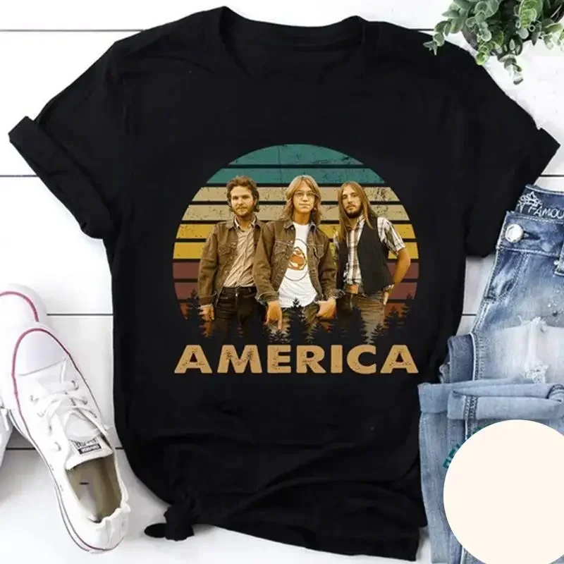 America Band Popular T Shirt S 5Xl