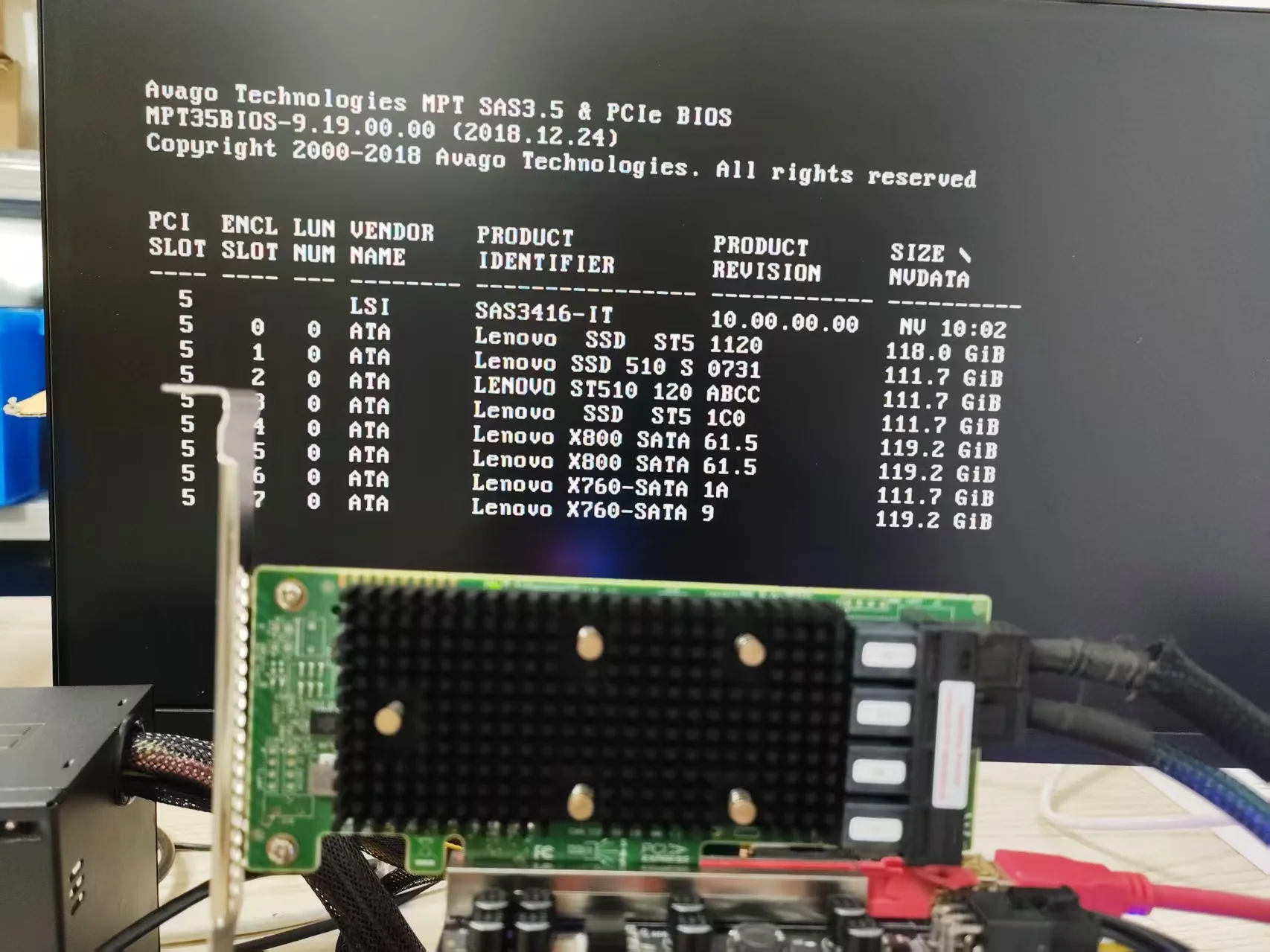 9400-16i SAS3416 IT Direct-Through Card 9400 8i 16i++4*SFF-8643 SAS Cable SATA NVMe Compatible Storage Expansion Module
