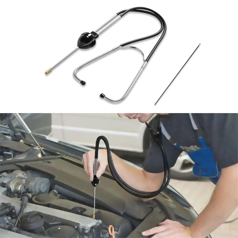 

Latest Auto Cylinder Stethoscope Mechanics Stethoscope Car Engine Block Diagnostic Automotive Hearing Tool for Car Repair Tool