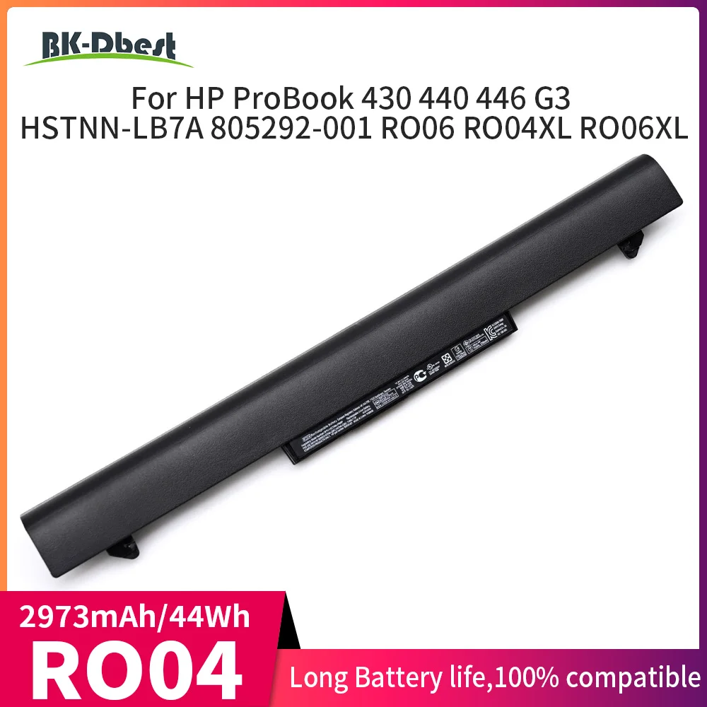 

BK-Dbest factory direct supply wholesale RO04 laptop Battery for HP ProBook 430 440 446 G3 HSTNN-LB7A 805292-001 RO06 RO04XL