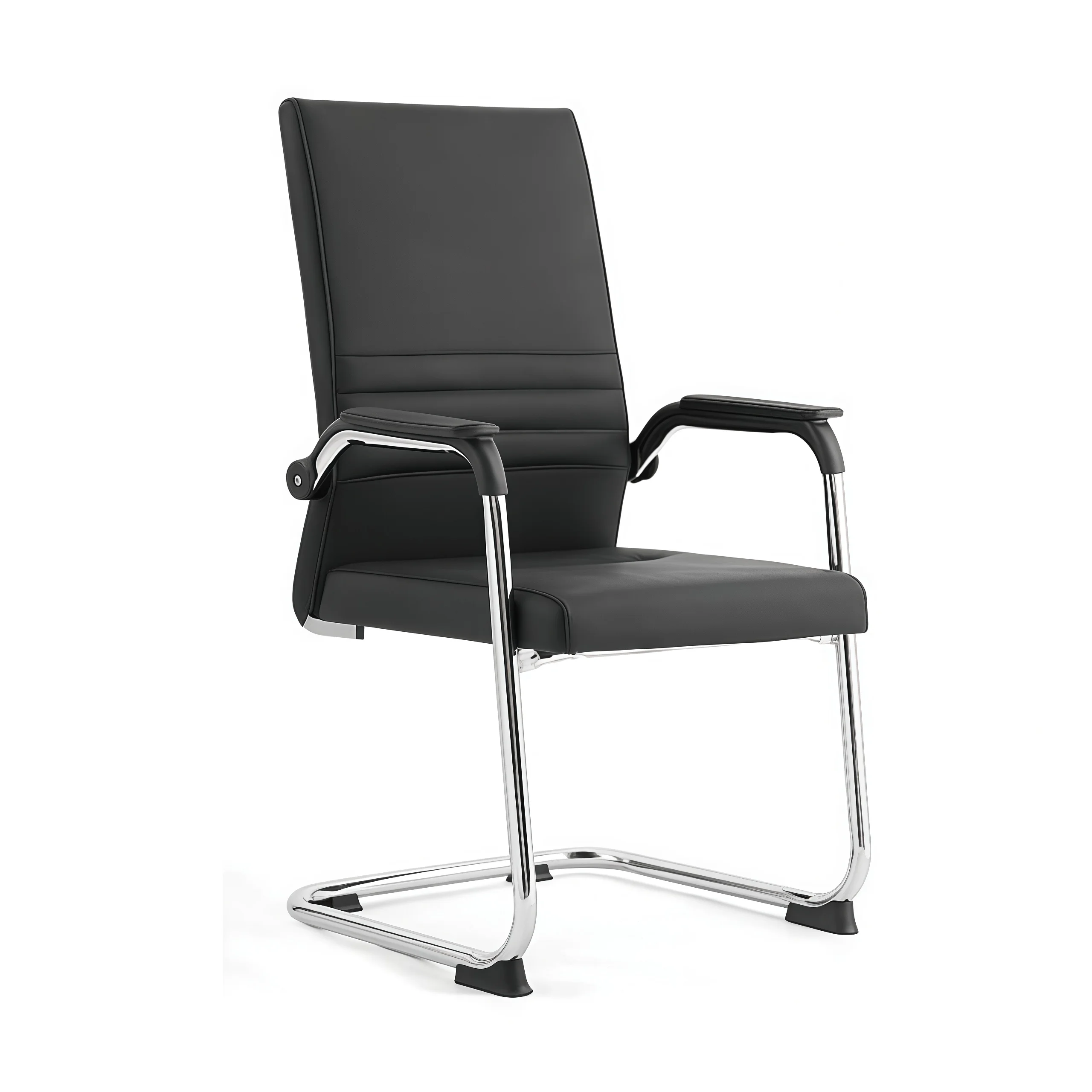 

Ergonomic polyurethane leather office chair for office, conference and business use - comfortable workspace design