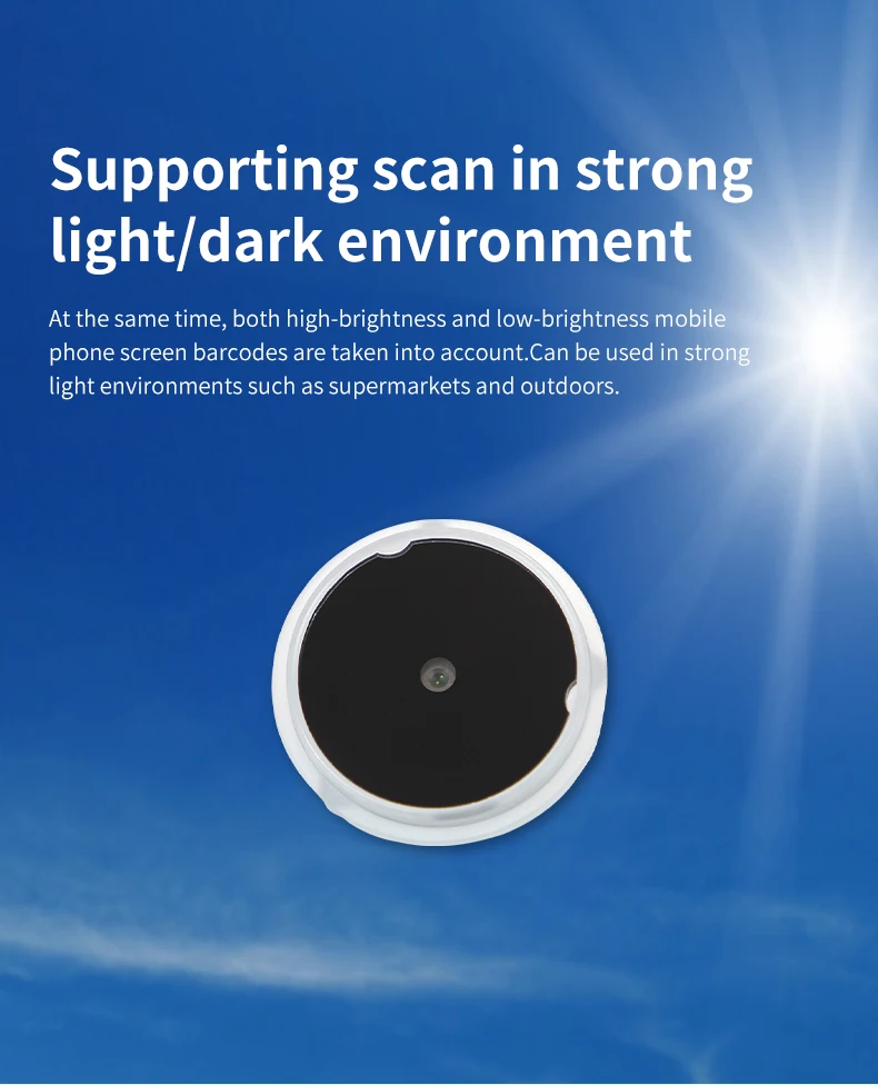 1D 2D Barcode Scanner Motor für Zugangskontrollterminal QR Code Türschloss Integration Close Range Instrument Ausrüstung