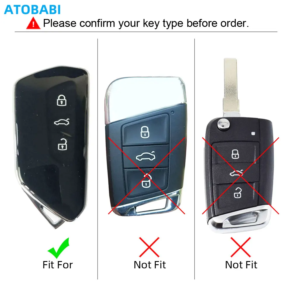 Silicone Car Key Cover Skin For VW Volkswagen Golf 8 MK8 2022 2023 2024 Skoda Octavia A8 SEAT Leon MK4 Remote Fobs Protect Case