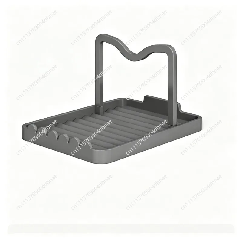 lid rack, countertop rack, household spatula rack, multi-functional lid drain storage artifact