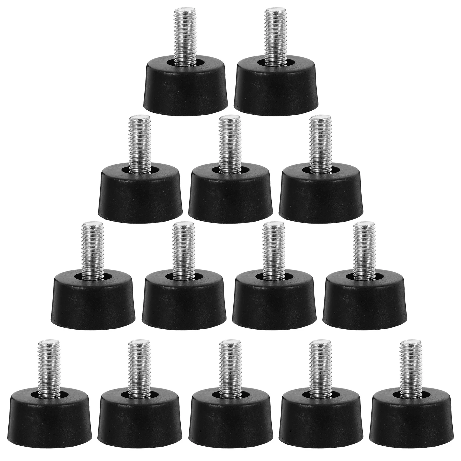 

20 pcs Adjustable Furniture Levelers Screw On Leveling Feet Heavy Duty Chair Cabinet Legs Replacement Threaded Bed Frame