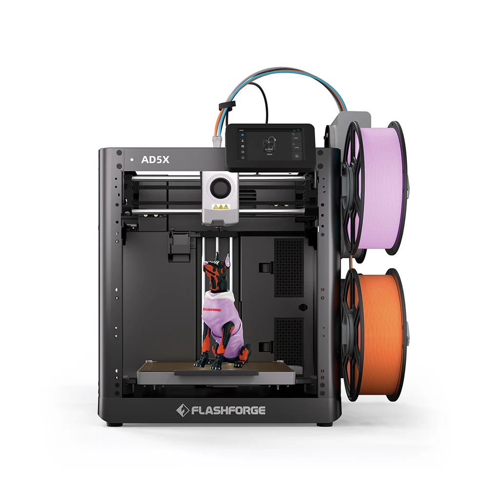 FLASHFORGE AD5X 3d-принтер Многоцветная печать Интеллектуальная система нитировки Автоматическое выравнивание в один клик Групповое управление FLASHFORGE AD5X 3d-принтер Многоцветная печать Интеллектуальная система нитировки Автоматическое выравнивание в один клик Групповое управление