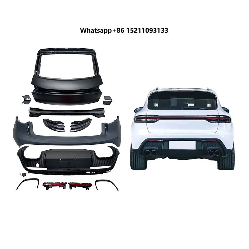 2014-2018 Body Kits for Cars 95B Upgrade 2023 Model Rear Bumper Taillights Brake Turn Signals for