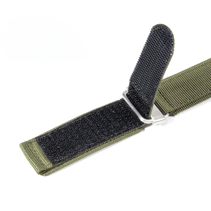 For Tudor Seiko Breitling Panerai Breathable Durable Outdoor Comfortable Nylon Canvas Hook and Loop Fastener Watch Strap 22 24mm