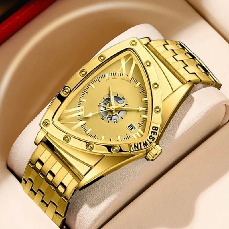 

Мужские часы, уникальный дизайн, лучший бренд, роскошные мужские наручные часы, кварцевые наручные часы, модные мужские часы, ремешок из нержавеющей стали