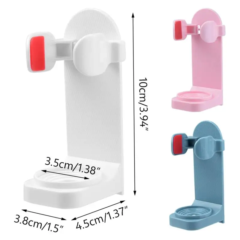 

Organizer Electric Adhesive Rack 3pcs Wall-Mount Bathroom Space Saving Traceless Toothbrush Holder Adapt Stand Accessories