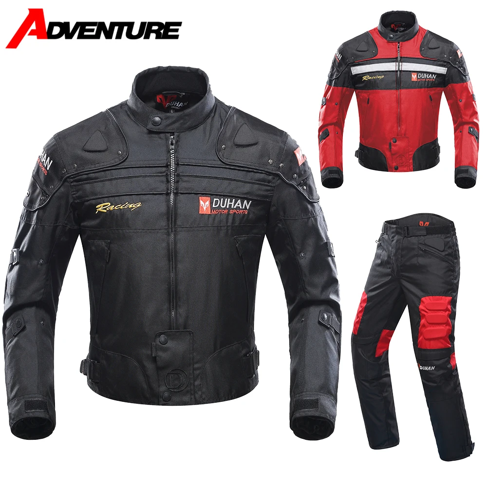 

Men Motorcycle Riding Jacket All Season Waterproof Warm Anti Fall And Anti Scratch Motocross Riding Jacket Outdoor Sports Jacket
