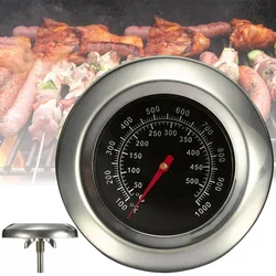 50-500℃ BBQ Grill Smoker Temperature Barbecue Gauge Stainless Steel Thermometer Or Home Kitchen Cooker Food Thermometer